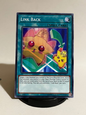 Yu-Gi-Oh! Link Back Spell Card like new
