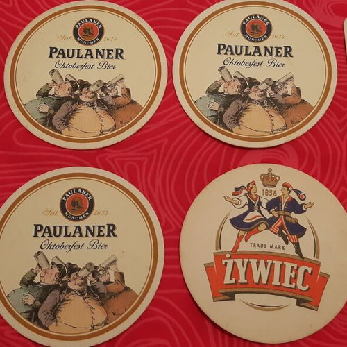 Coasters from the 80s like new, pack of 8 pieces