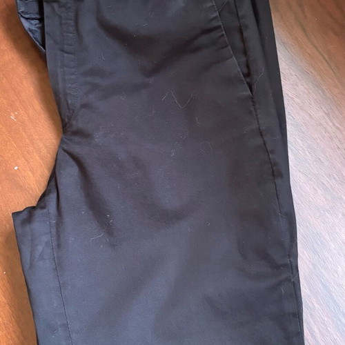 Massimo Dutti Pants Small Black Like New Gabardine