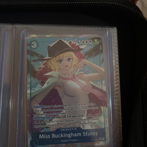 One Piece OP17 Miss Buckingham Stussy alt art card