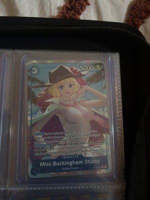 One Piece OP17 Miss Buckingham Stussy alt art card