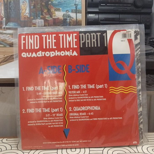 Find The Time Part 1 vinyl record used, electronic breakbeat
