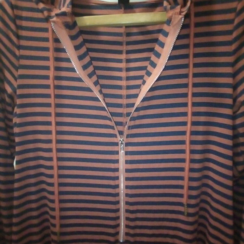 Striped jumpsuit new, size Medium