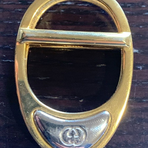 Gucci gold-plated money clip used rare