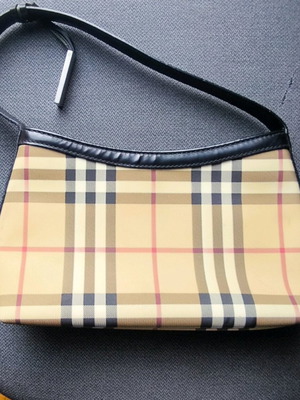 Burberry Nova Check Small Shoulder Bag like new, beige