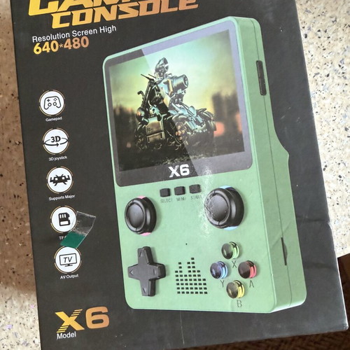 X6 Portable Game Console HD 3.5 inch 32GB 10000 games like new