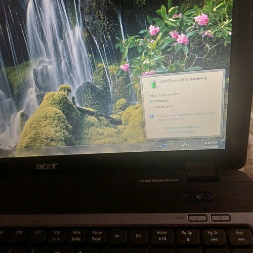 Laptop Acer Aspire 5738G μεταχειρισμένο με 4GB RAM και 256GB αποθήκευση