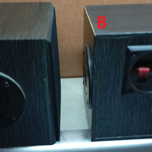 Speakers used, pairs of various types without electronics