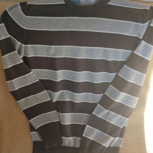 Men's cotton striped S.Oliver shirt like new