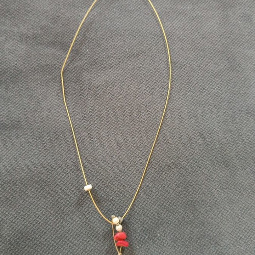 Handmade necklaces like new, set of two