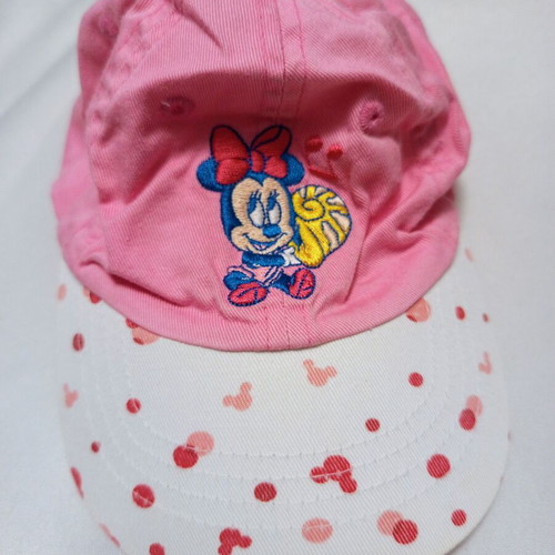 Baby summer set for girls 1-6 months used, Minnie Mouse cap and sandals