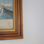 Τέγκος έργο τέχνης Ύδρα, ελαιογραφία
