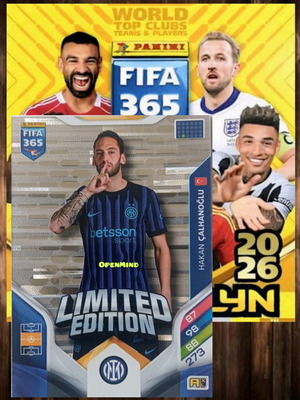 Κάρτα Calhanoglu limited FIFA 365 2026 Adrenalyn XL Inter Milan καινούργια