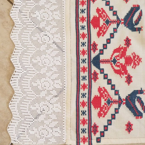 Υφαντή πετσέτα καινούργια, 42εκ x 1,30μ