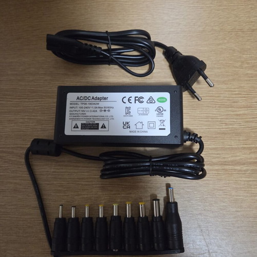 Fit Energy TP06-190342W Universal AC/DC Adapter 65W New
