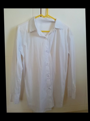 Γυναικείο λευκό πουκάμισο H&M σαν καινούργιο, μέγεθος S