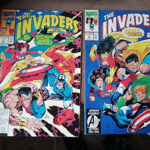 The Invaders comic mini series 4 issues Marvel like new