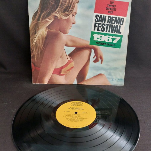 San Remo Festival 1967 vinyl record used, rock