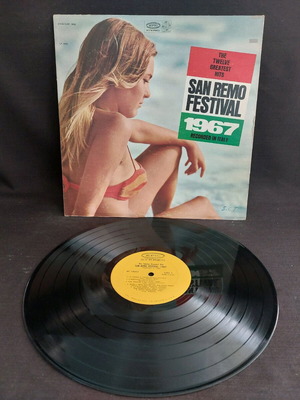 San Remo Festival 1967 vinyl record used, rock