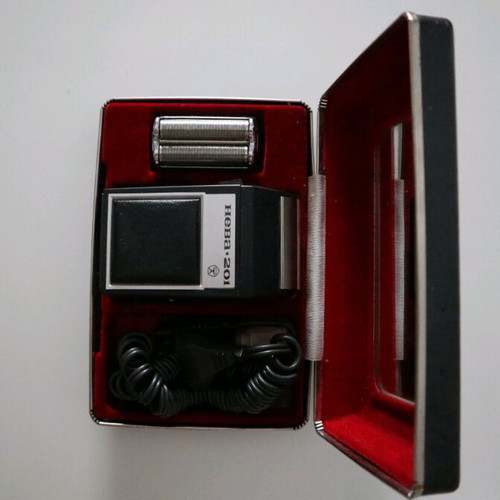 Heba 201 electric shaver like new, collectible with accessories