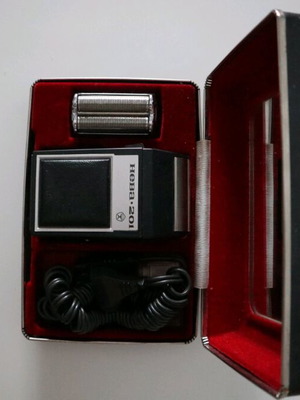 Heba 201 electric shaver like new, collectible with accessories