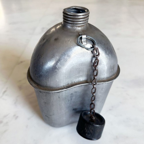 American Military Flask U.S. Army 1944 used, metal