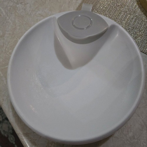 Thermos plate used for baby food with suction base