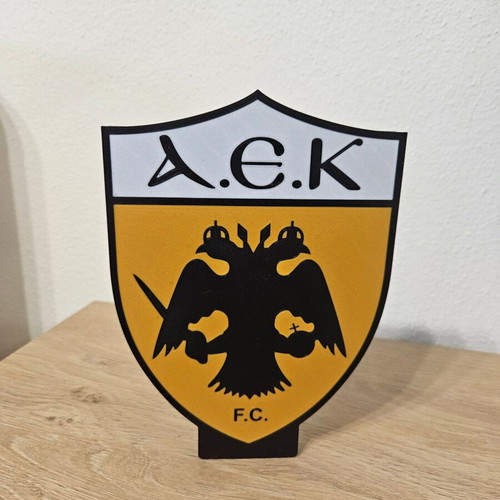 AEK F.C. tabletop badge new collectible