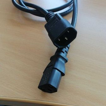 C13-C14 UPS power cable used