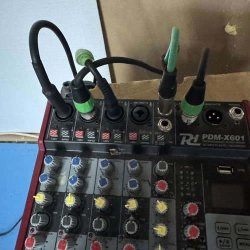 Power Dynamics PDM-Y601 Audio Mixer 6 Channels like new with Bluetooth