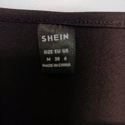 Shein black polyester dress like new size M