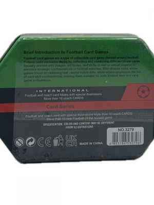 World Cup Trading Card Game με μεταλλικό κουτί αποθήκευσης καινούργιο