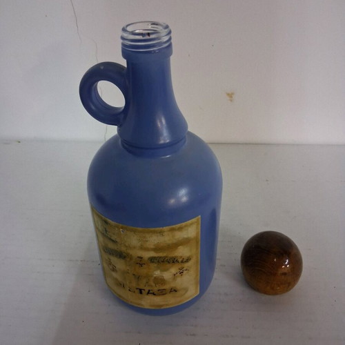 Metaxa ouzo empty bottle used