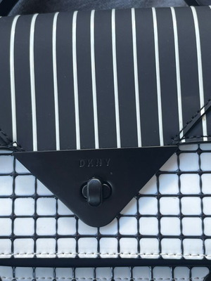 DKNY Handbag and Shoulder Bag new, black and white
