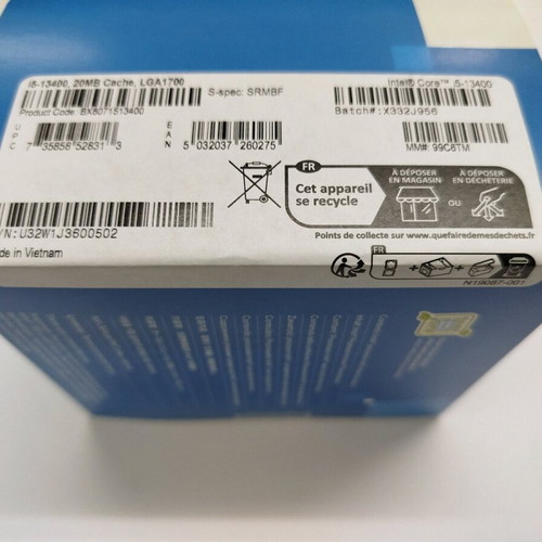 Intel CPU i5-13400 BOX LGA1700 new with stock cooler