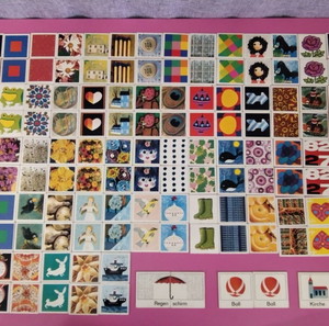 ,,RAVENSBURGER", Memory card,130 pieces ,Made in 1959 West Germany.7€
