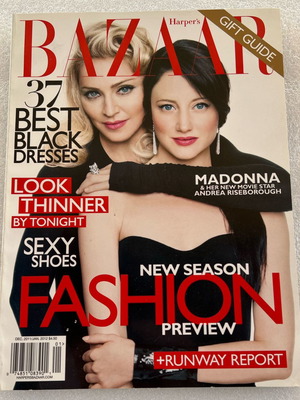 Περιοδικό Harpers bazaar 2011 με τη Madonna μεταχειρισμένο
