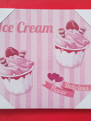 Canvas painting 28×28 new in packaging