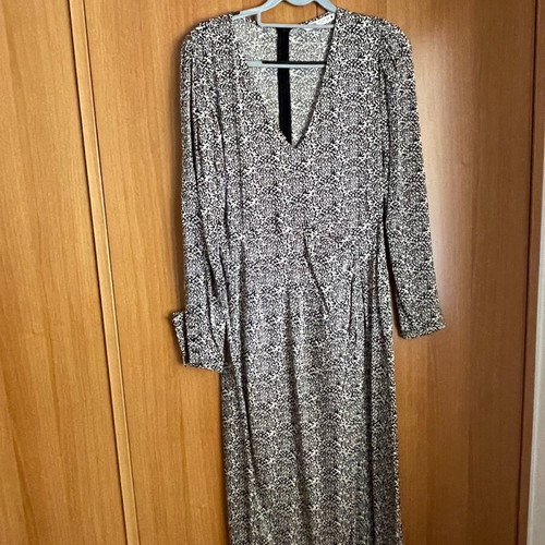 Zara long dress medium grey like new