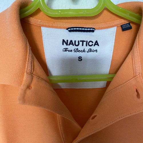 Polo shirt Nautica small, like new, orange