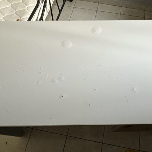 DROMEAS desk with three drawers used