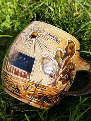 Ceramic handmade mug like new