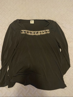 Black blouse lightly worn, size XL