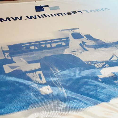 BMW Williams F1 Team Flag original, new