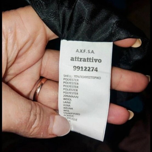 Attrattivo coat like new, small, blue