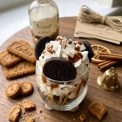 Lotus Biscoff Crumble Plant-Based Candle 240gr New
