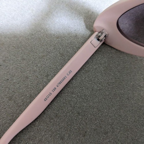 Cateye sunglasses used, girls, pink pastel, Mango brand
