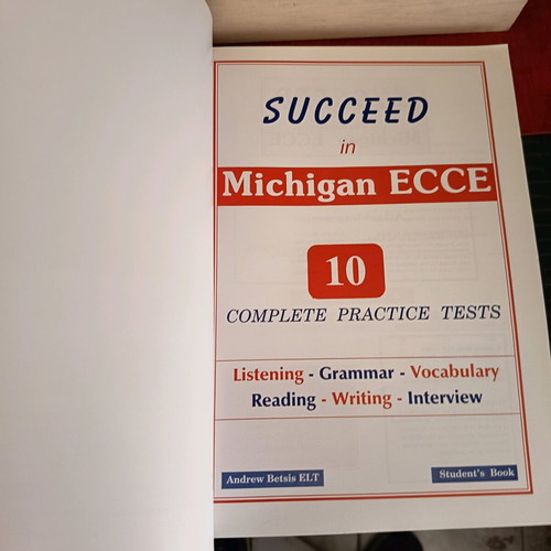 Succeed Michigan ECCE book new with complete tests