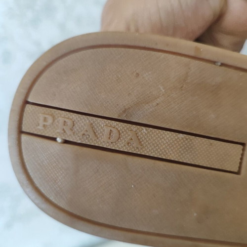 Prada Luxus Sneaker 4E3507 beige size 43 like new
