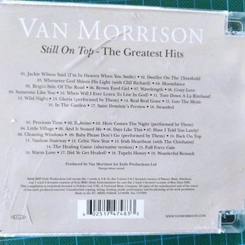 Van Morrison Still On Top The Greatest Hits 2cd used